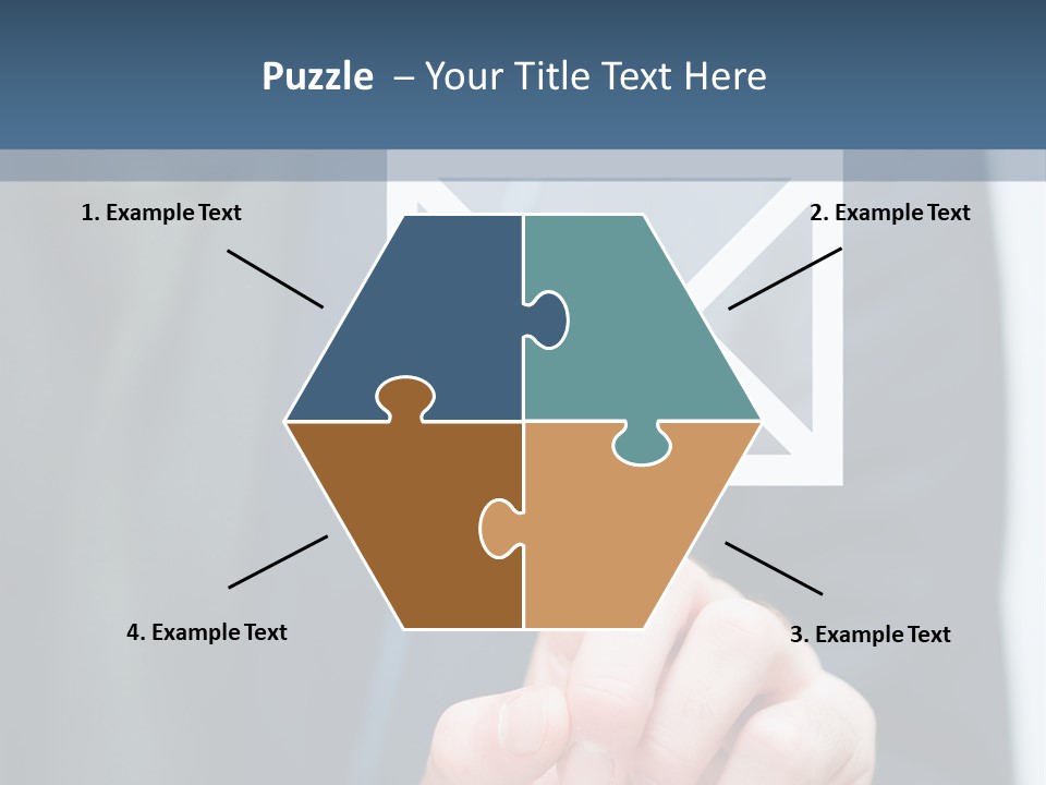 Business Enter Turn PowerPoint Template