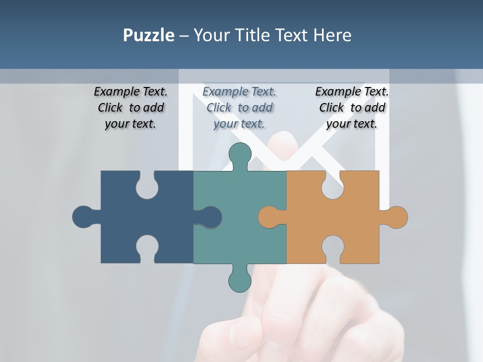 Business Enter Turn PowerPoint Template