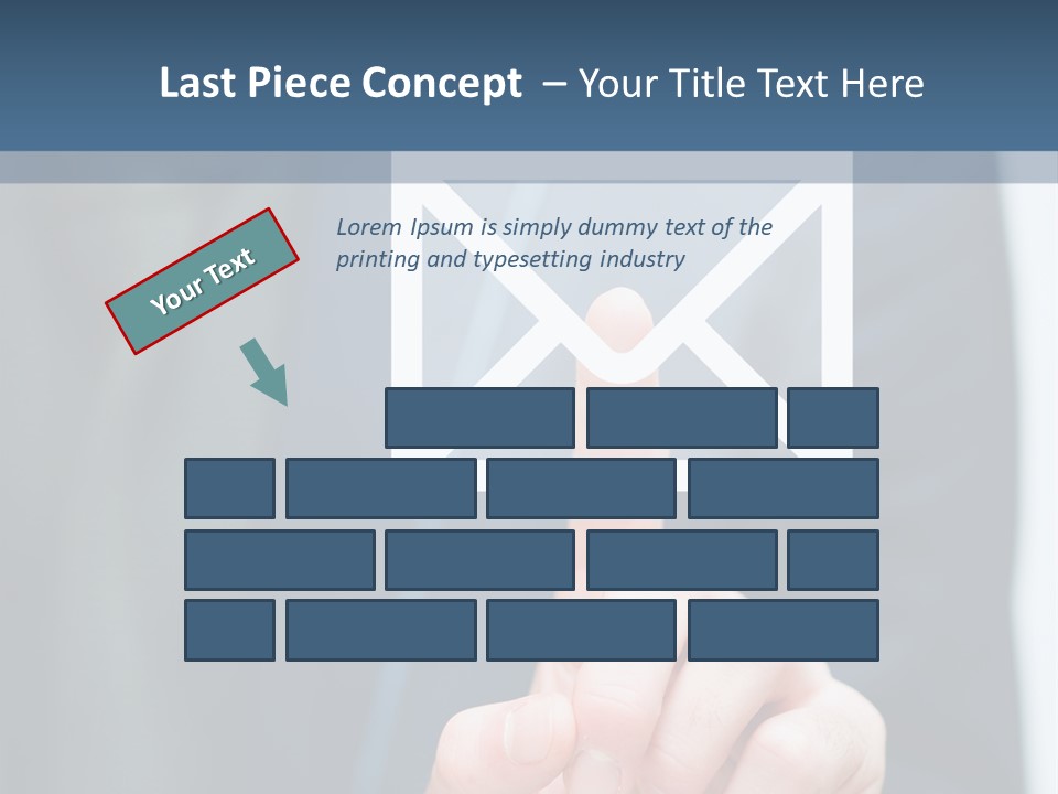Business Enter Turn PowerPoint Template