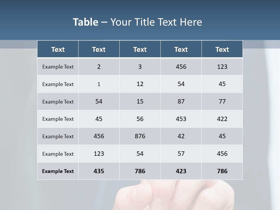Business Enter Turn PowerPoint Template