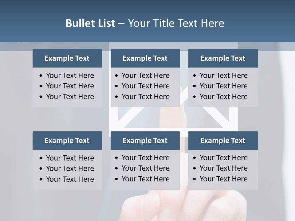 Business Enter Turn PowerPoint Template