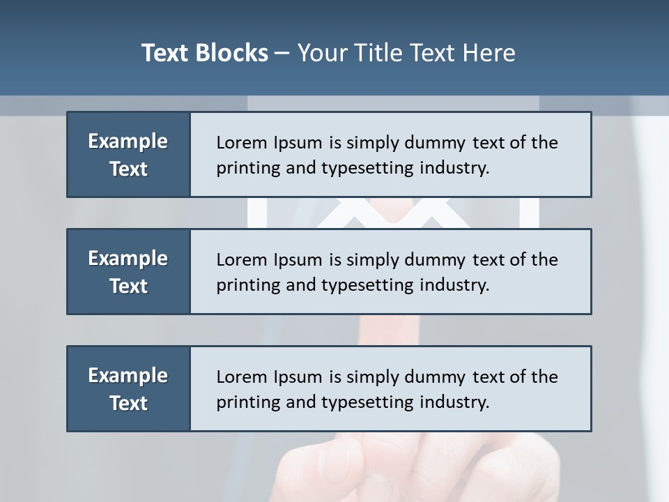 Business Enter Turn PowerPoint Template