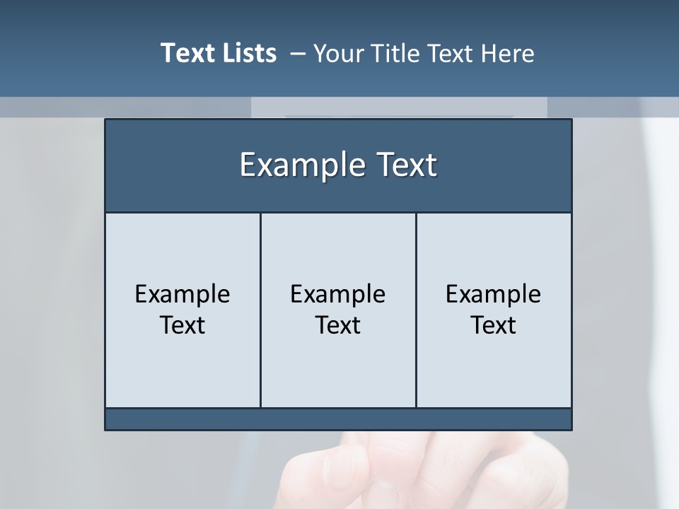 Business Enter Turn PowerPoint Template