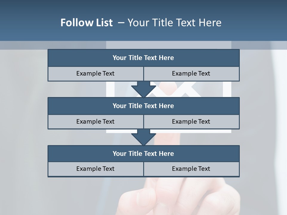 Business Enter Turn PowerPoint Template