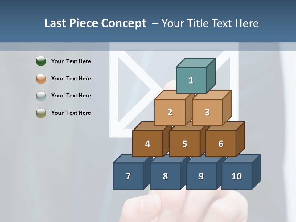Business Enter Turn PowerPoint Template