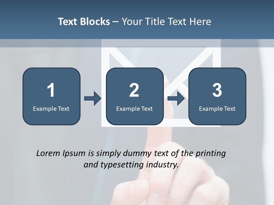 Business Enter Turn PowerPoint Template