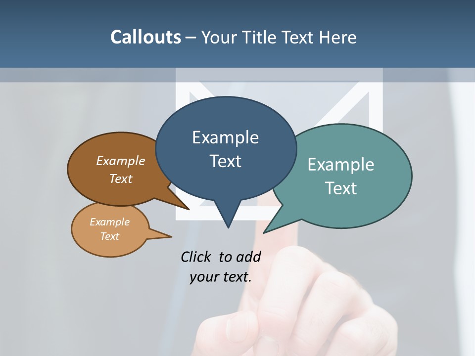 Business Enter Turn PowerPoint Template
