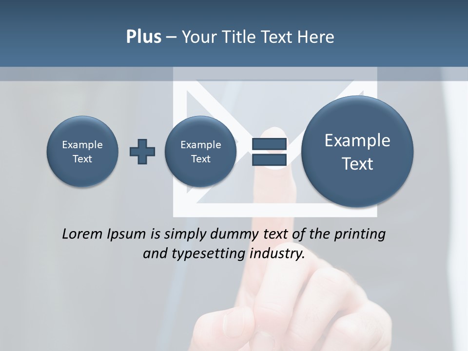 Business Enter Turn PowerPoint Template