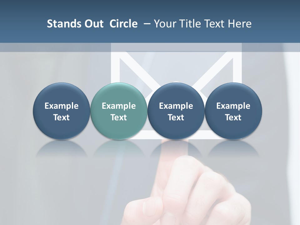 Business Enter Turn PowerPoint Template