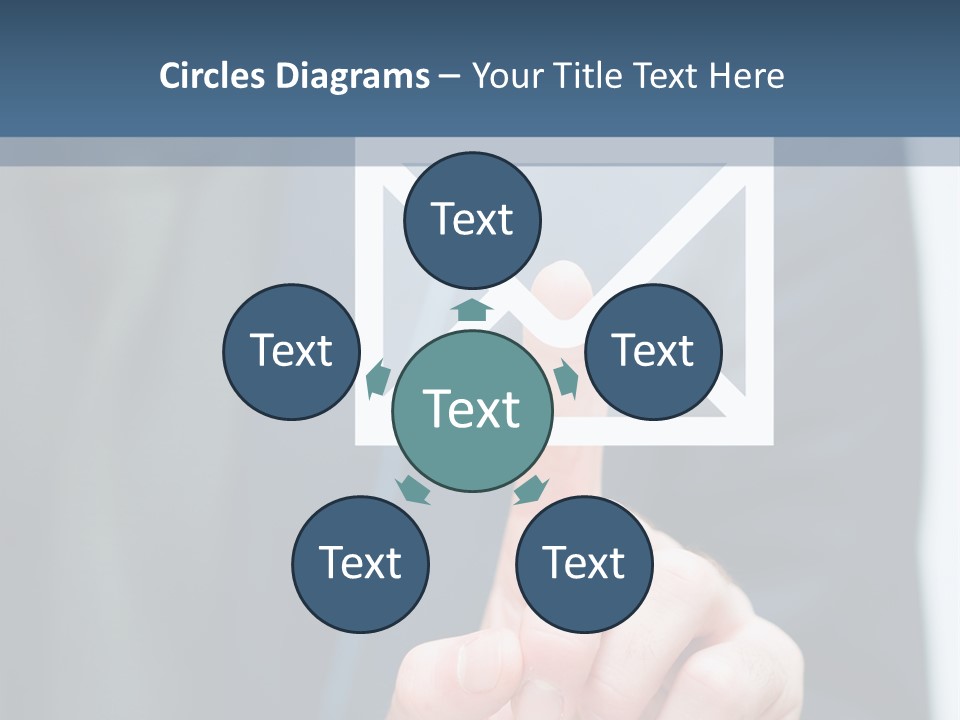 Business Enter Turn PowerPoint Template