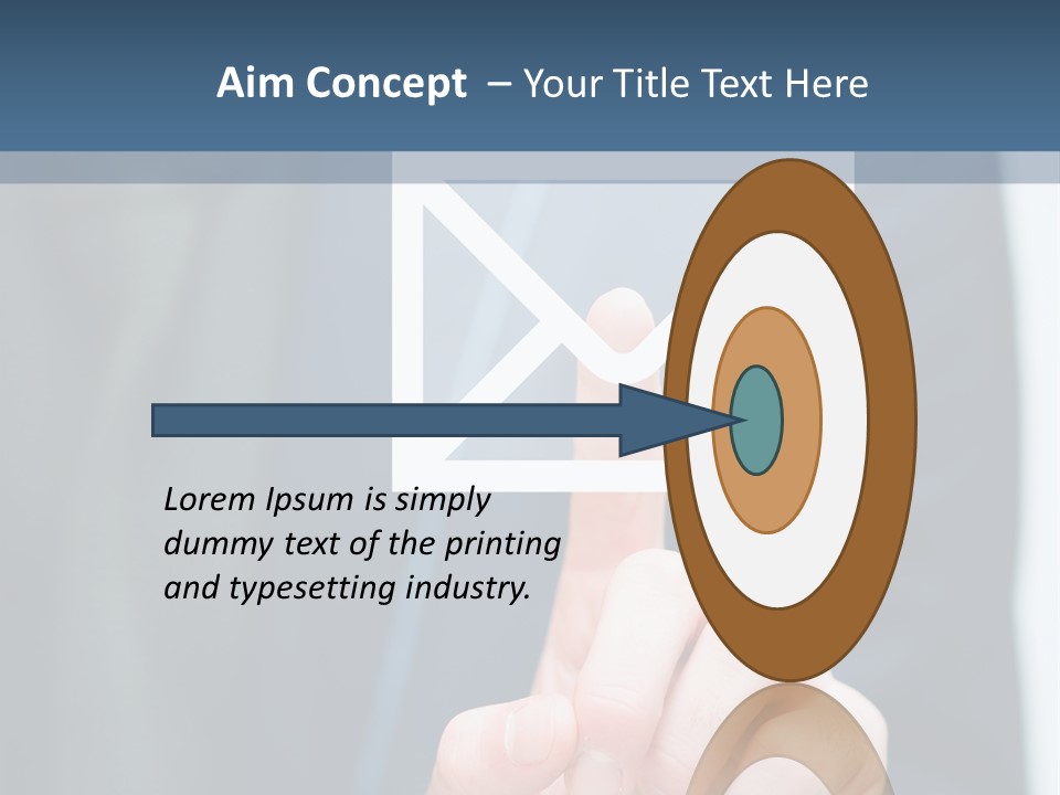 Business Enter Turn PowerPoint Template