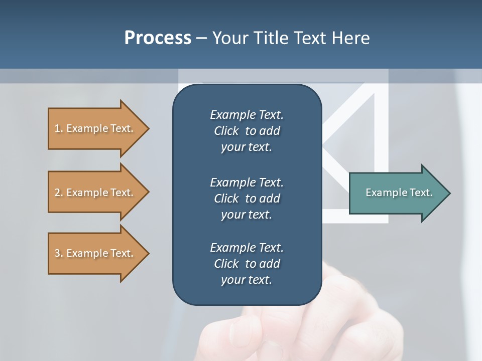 Business Enter Turn PowerPoint Template