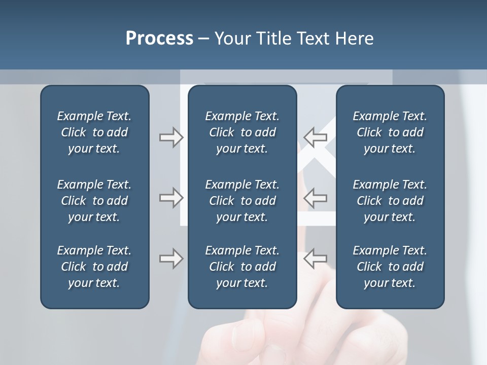 Business Enter Turn PowerPoint Template