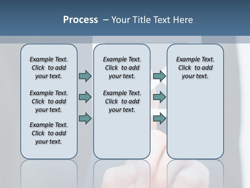 Business Enter Turn PowerPoint Template