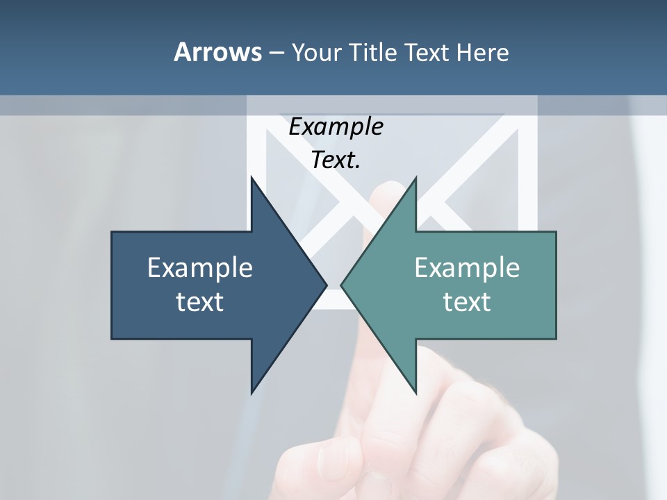 Business Enter Turn PowerPoint Template