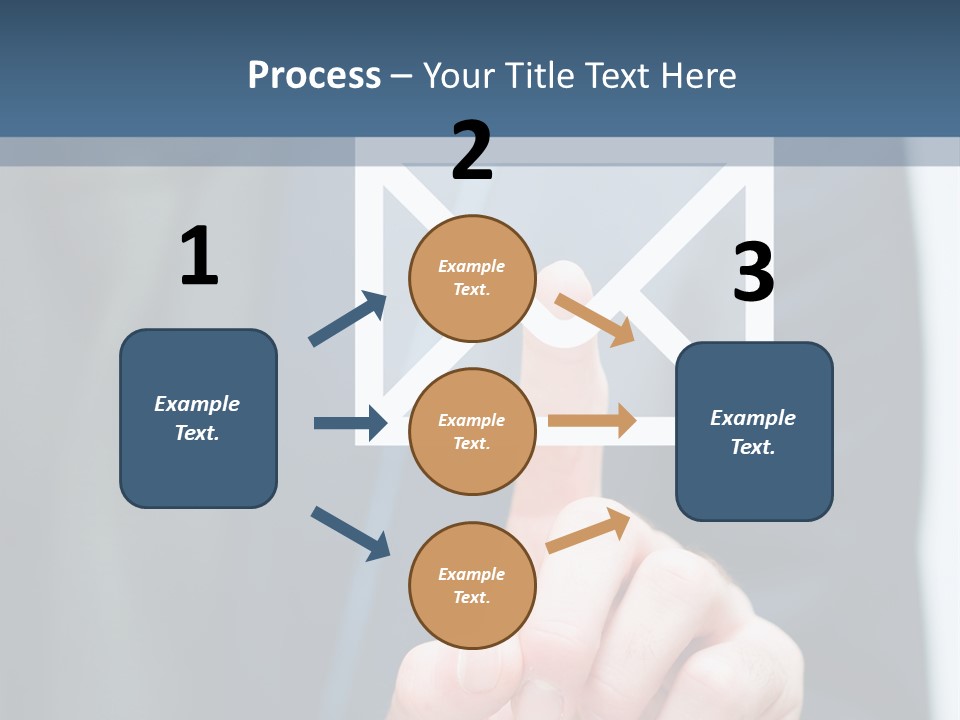 Business Enter Turn PowerPoint Template