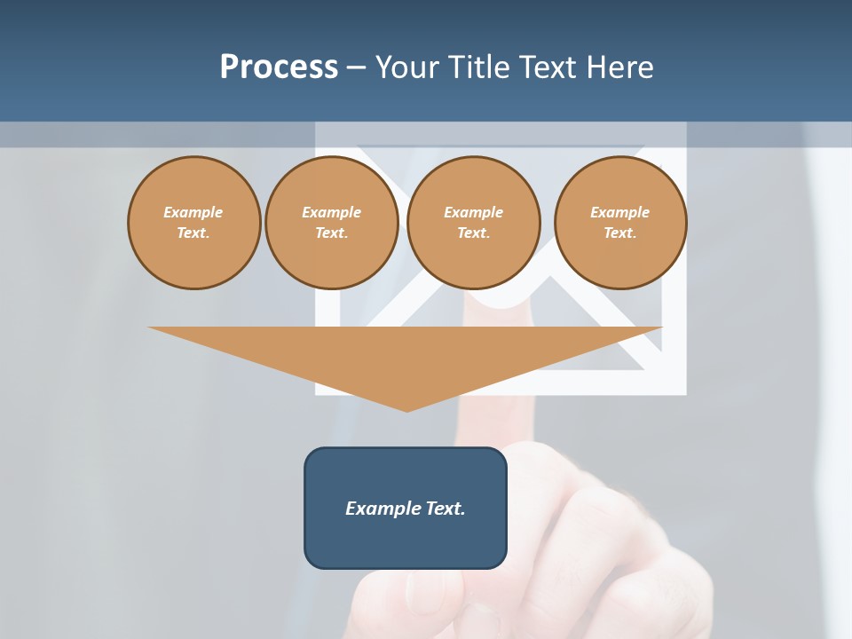 Business Enter Turn PowerPoint Template