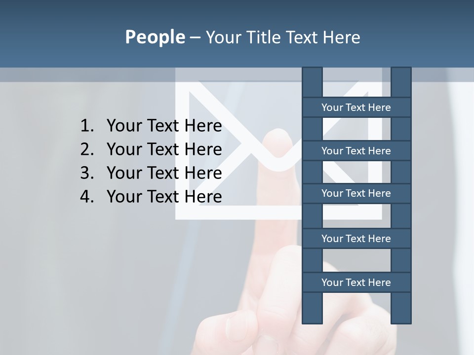 Business Enter Turn PowerPoint Template