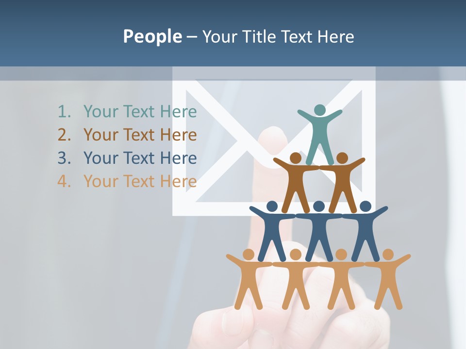 Business Enter Turn PowerPoint Template
