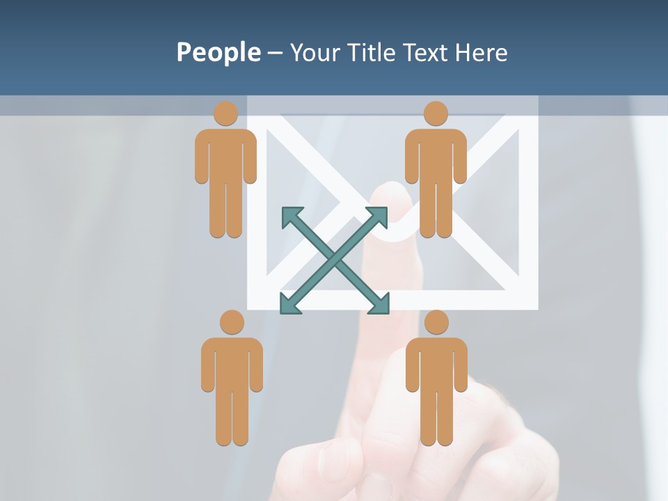 Business Enter Turn PowerPoint Template