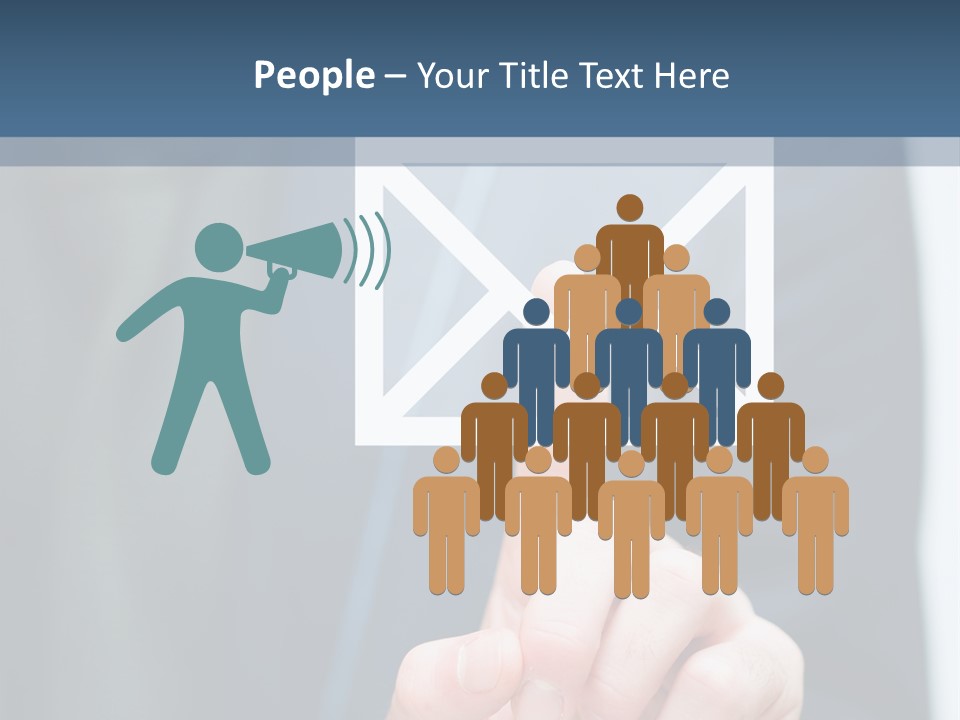 Business Enter Turn PowerPoint Template