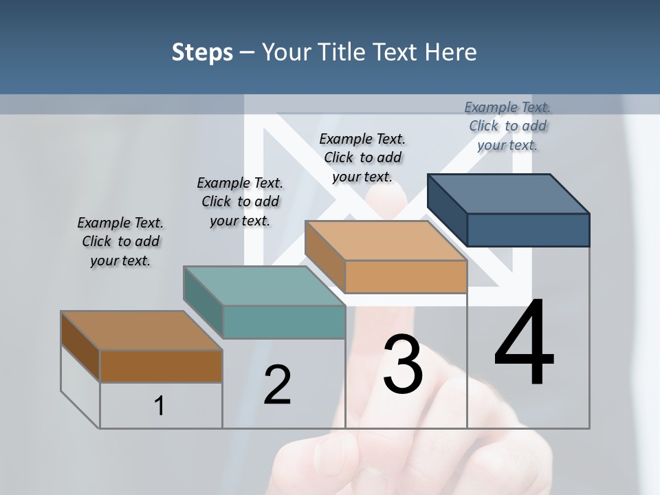 Business Enter Turn PowerPoint Template