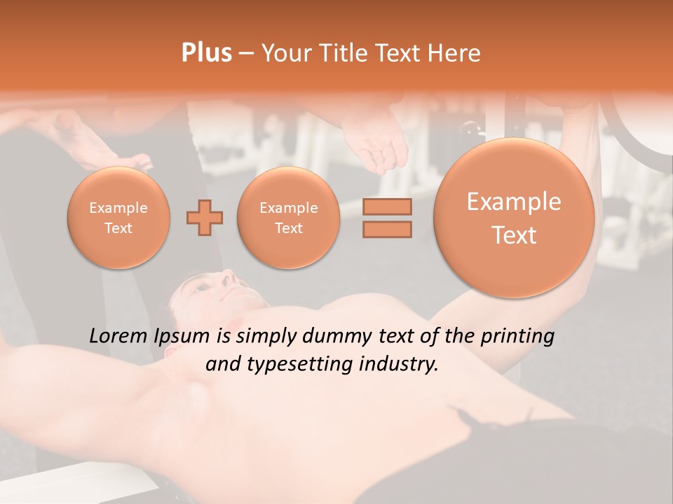 Sport Beautiful Personal Trainer PowerPoint Template