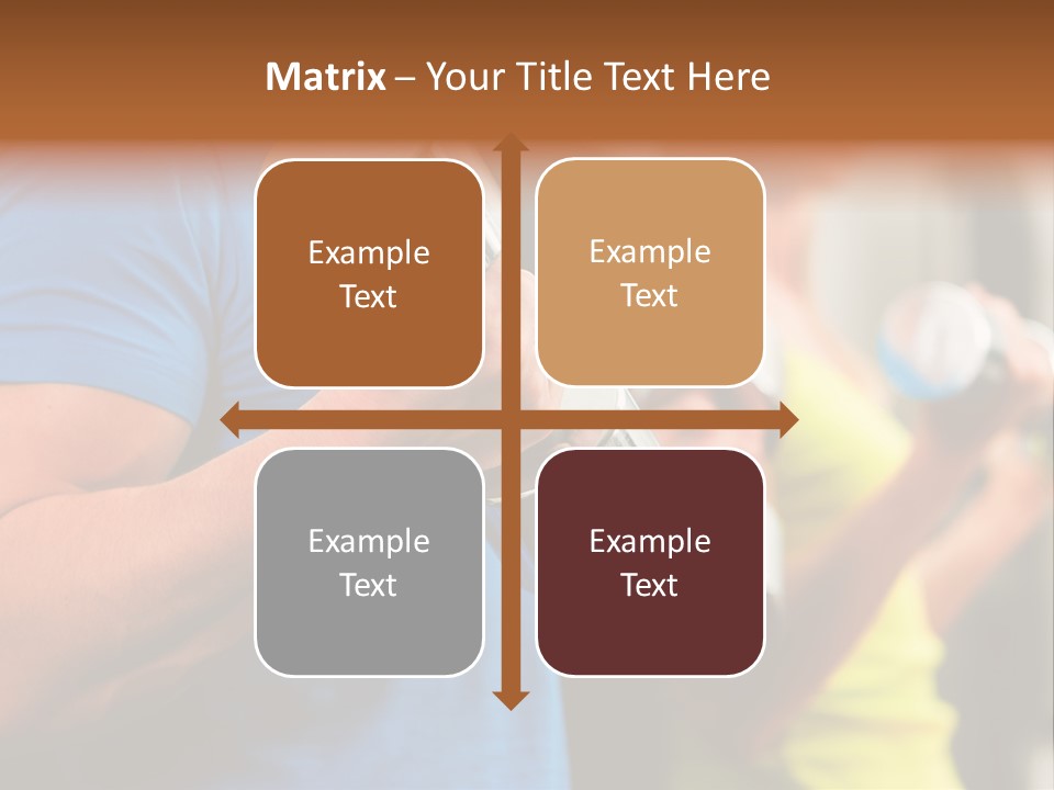 Sport Weights Sportive PowerPoint Template