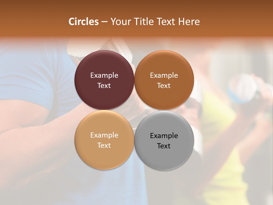 Sport Weights Sportive PowerPoint Template