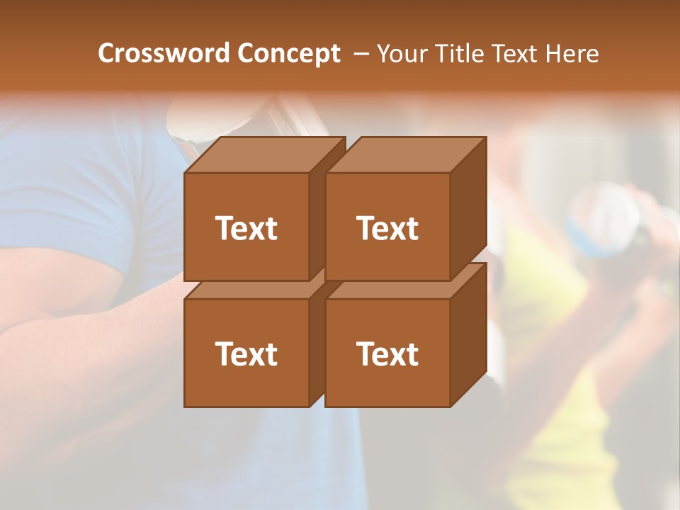 Sport Weights Sportive PowerPoint Template