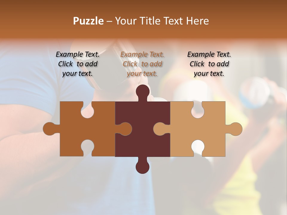 Sport Weights Sportive PowerPoint Template