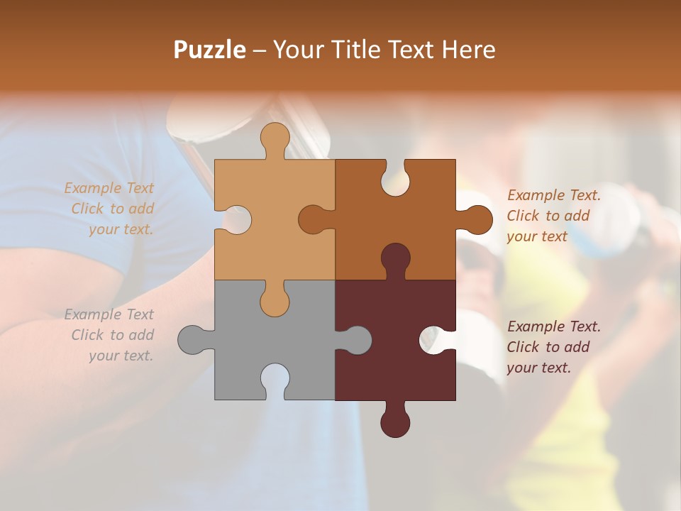 Sport Weights Sportive PowerPoint Template