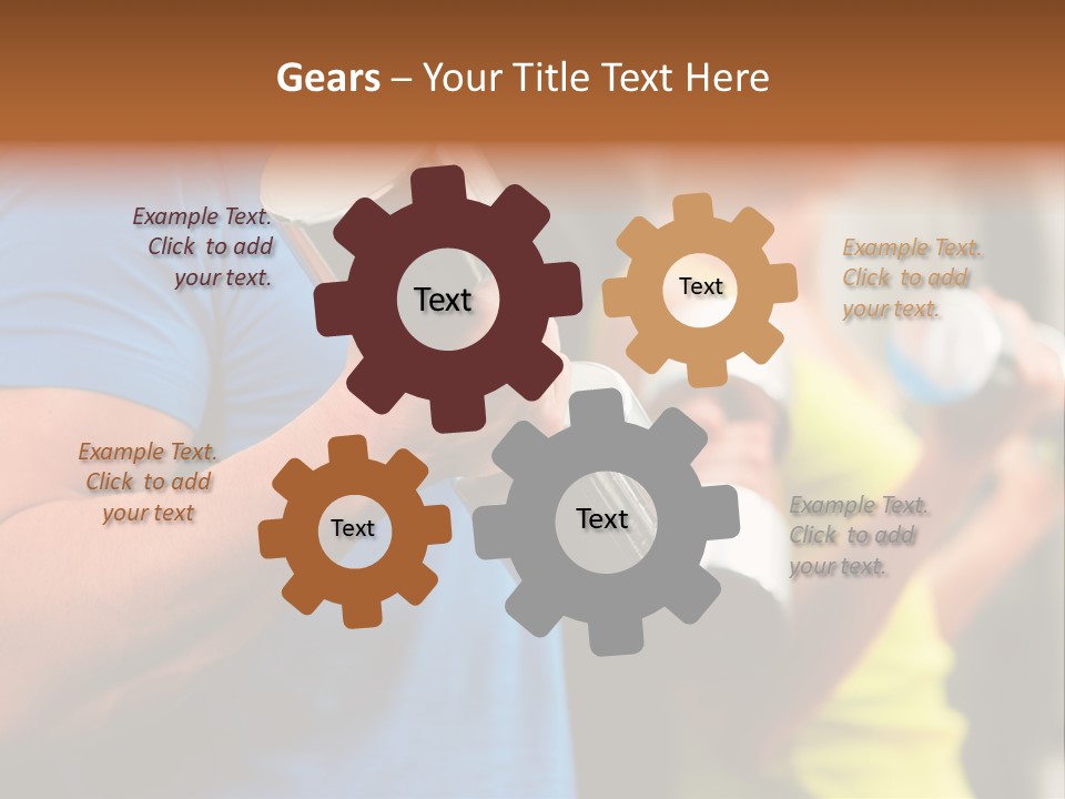 Sport Weights Sportive PowerPoint Template