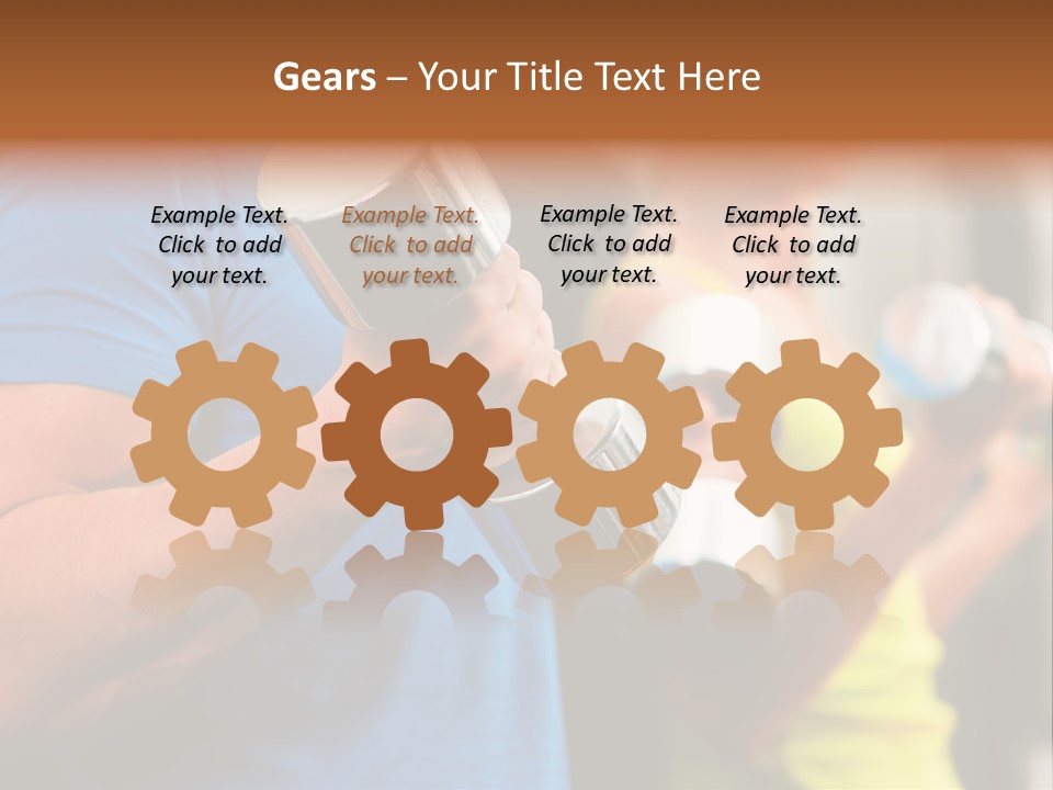 Sport Weights Sportive PowerPoint Template