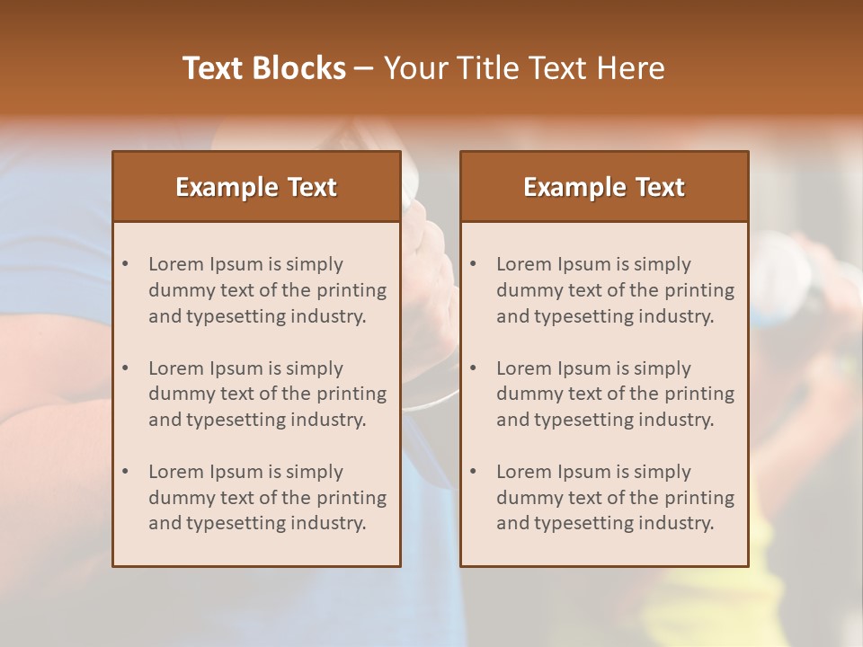 Sport Weights Sportive PowerPoint Template