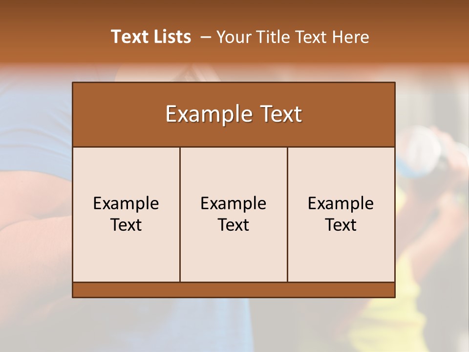Sport Weights Sportive PowerPoint Template