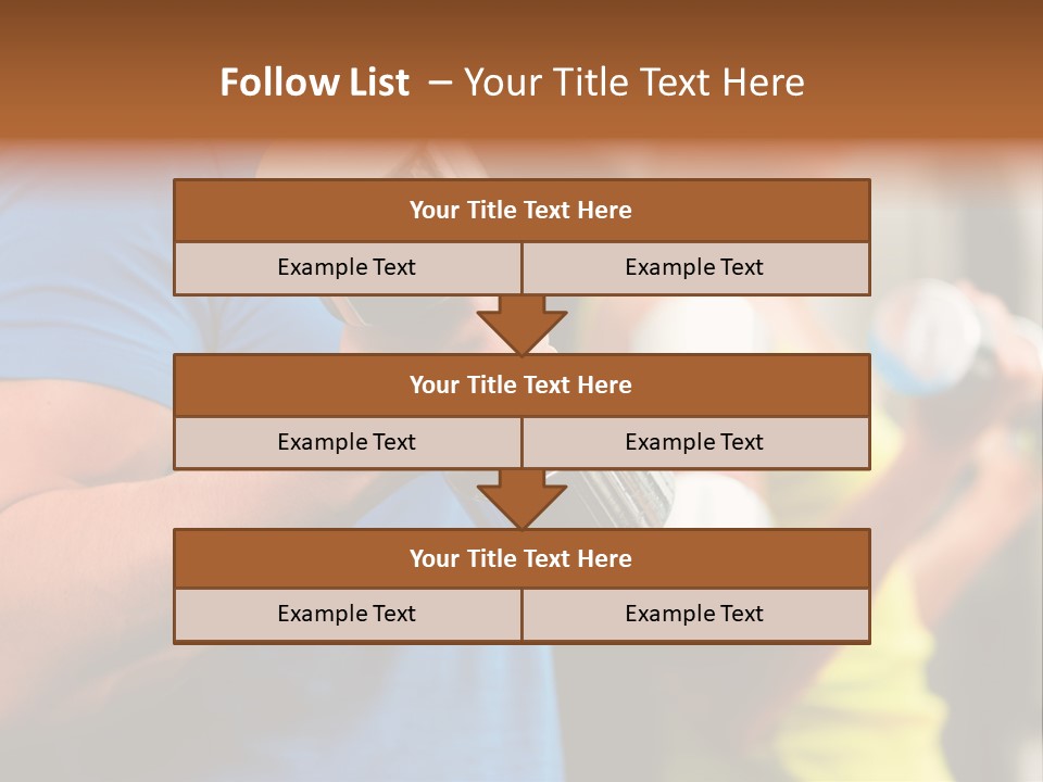 Sport Weights Sportive PowerPoint Template