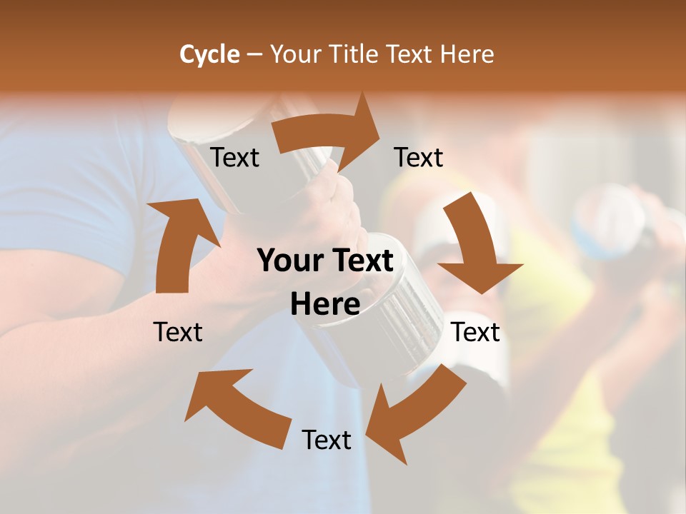 Sport Weights Sportive PowerPoint Template