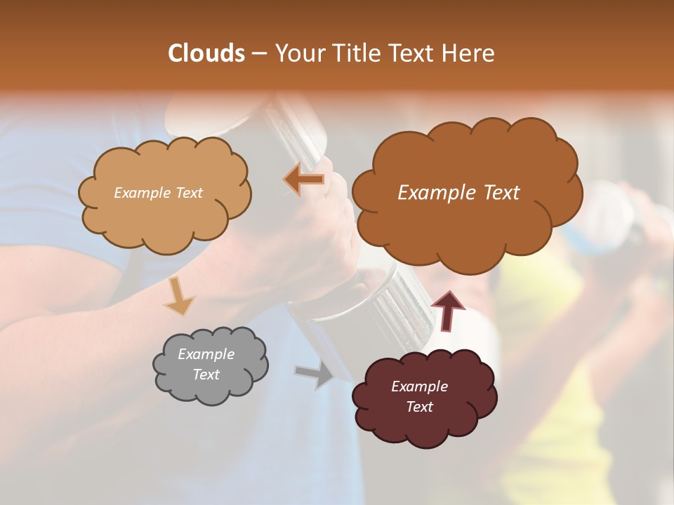 Sport Weights Sportive PowerPoint Template