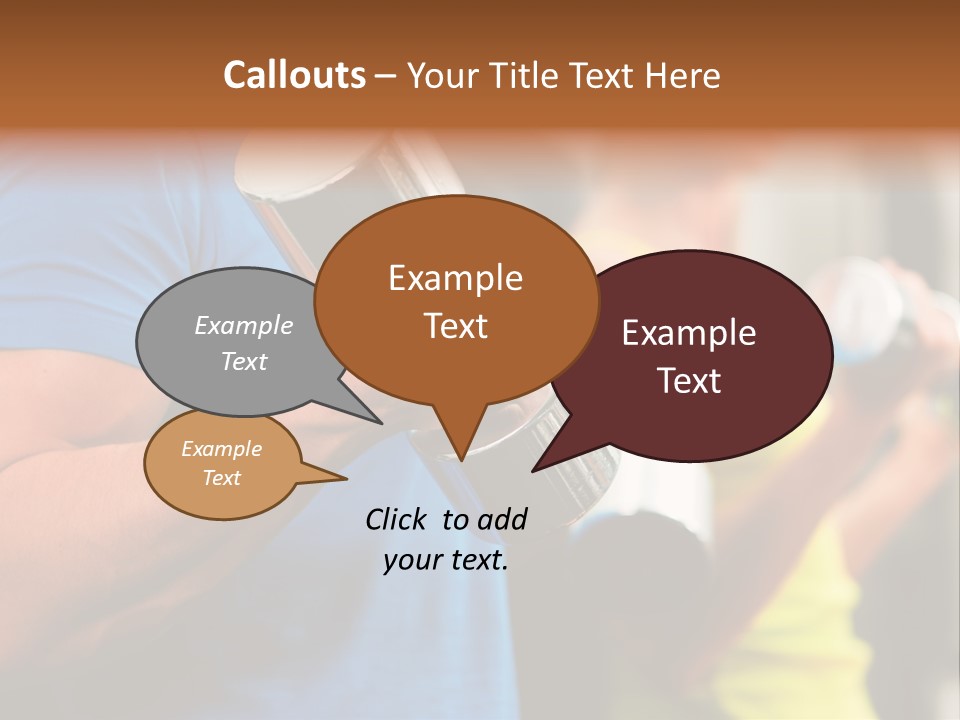 Sport Weights Sportive PowerPoint Template