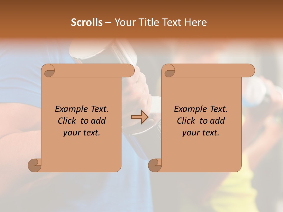 Sport Weights Sportive PowerPoint Template