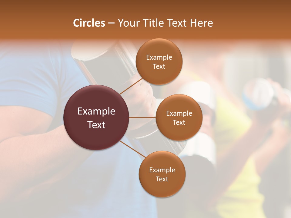 Sport Weights Sportive PowerPoint Template