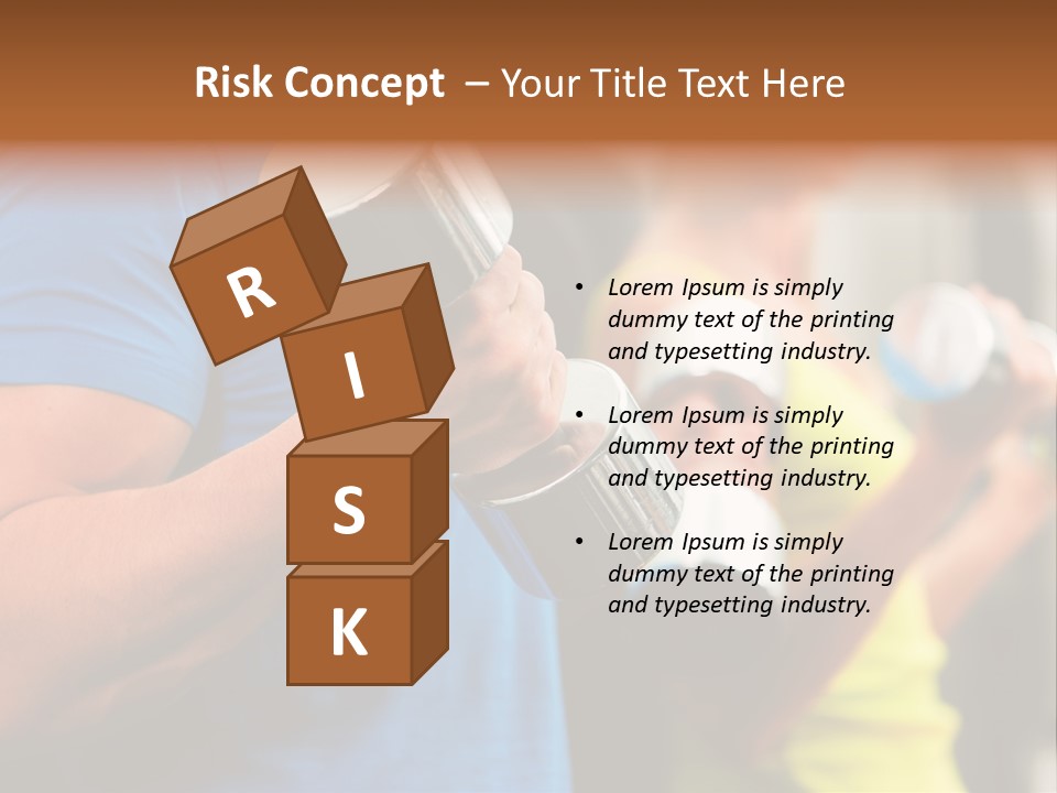 Sport Weights Sportive PowerPoint Template