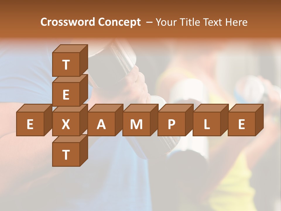 Sport Weights Sportive PowerPoint Template