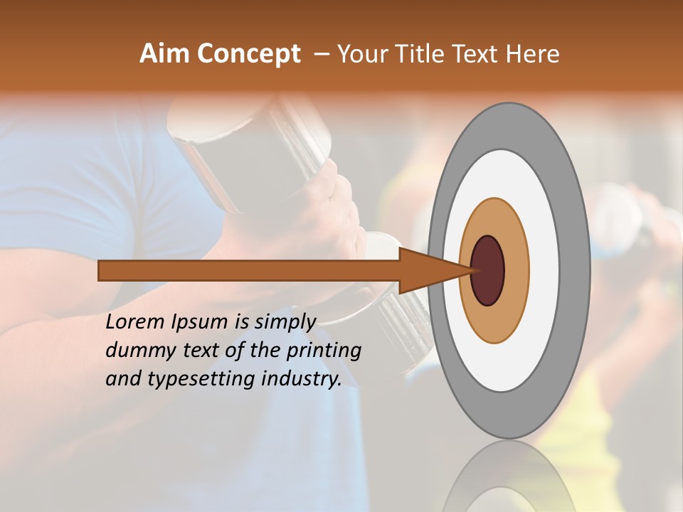 Sport Weights Sportive PowerPoint Template