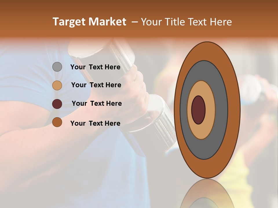 Sport Weights Sportive PowerPoint Template