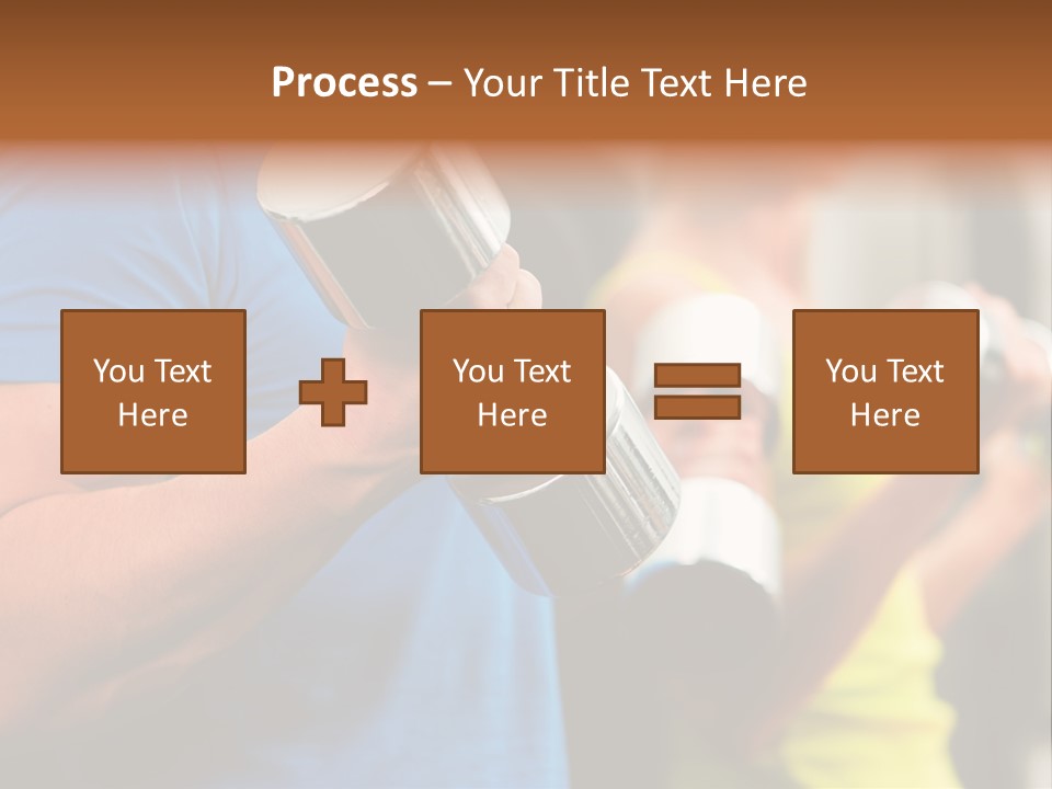Sport Weights Sportive PowerPoint Template