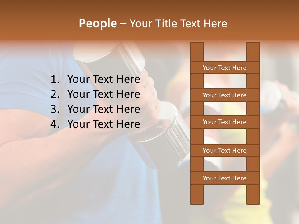 Sport Weights Sportive PowerPoint Template