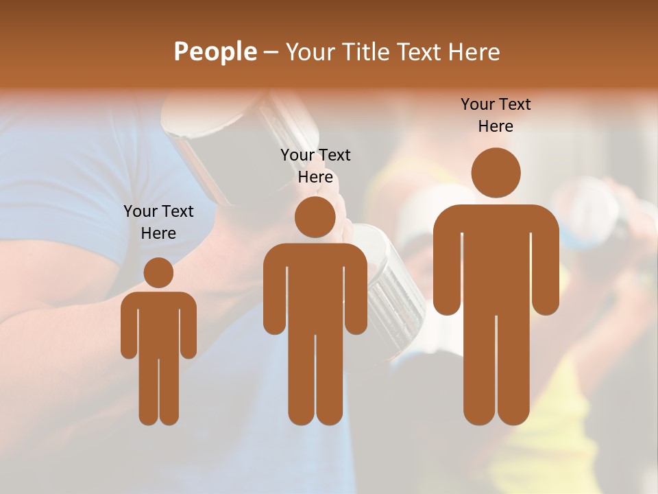 Sport Weights Sportive PowerPoint Template