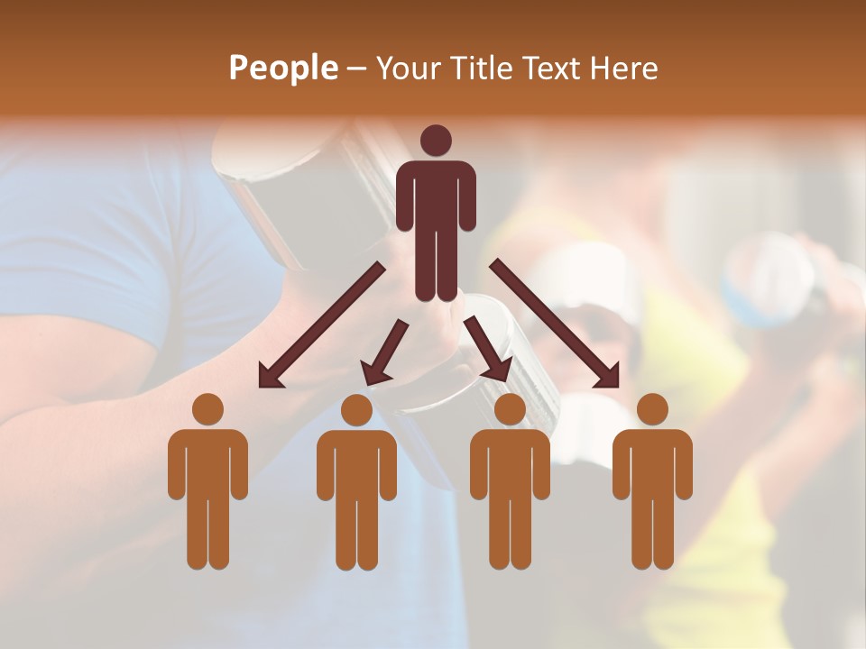 Sport Weights Sportive PowerPoint Template